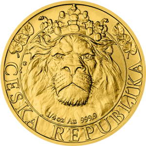 2022 1/4 Ounce Bullion Czech Lion Coin